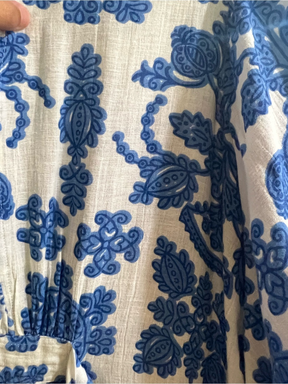 Blue and white caftan - Picture 4 of 4